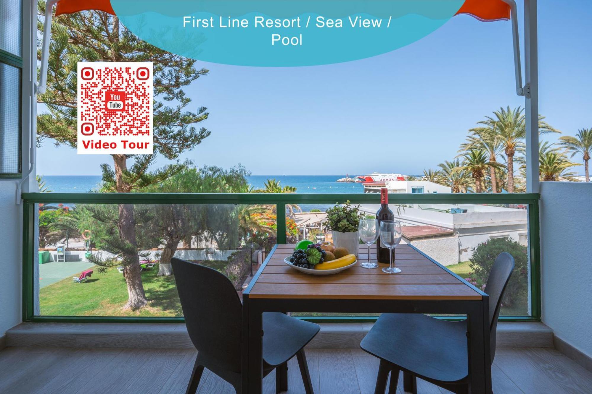 Go2Tenerife Apart'Dida Pool & First Line Of The Sea Los Cristianos  Luaran gambar